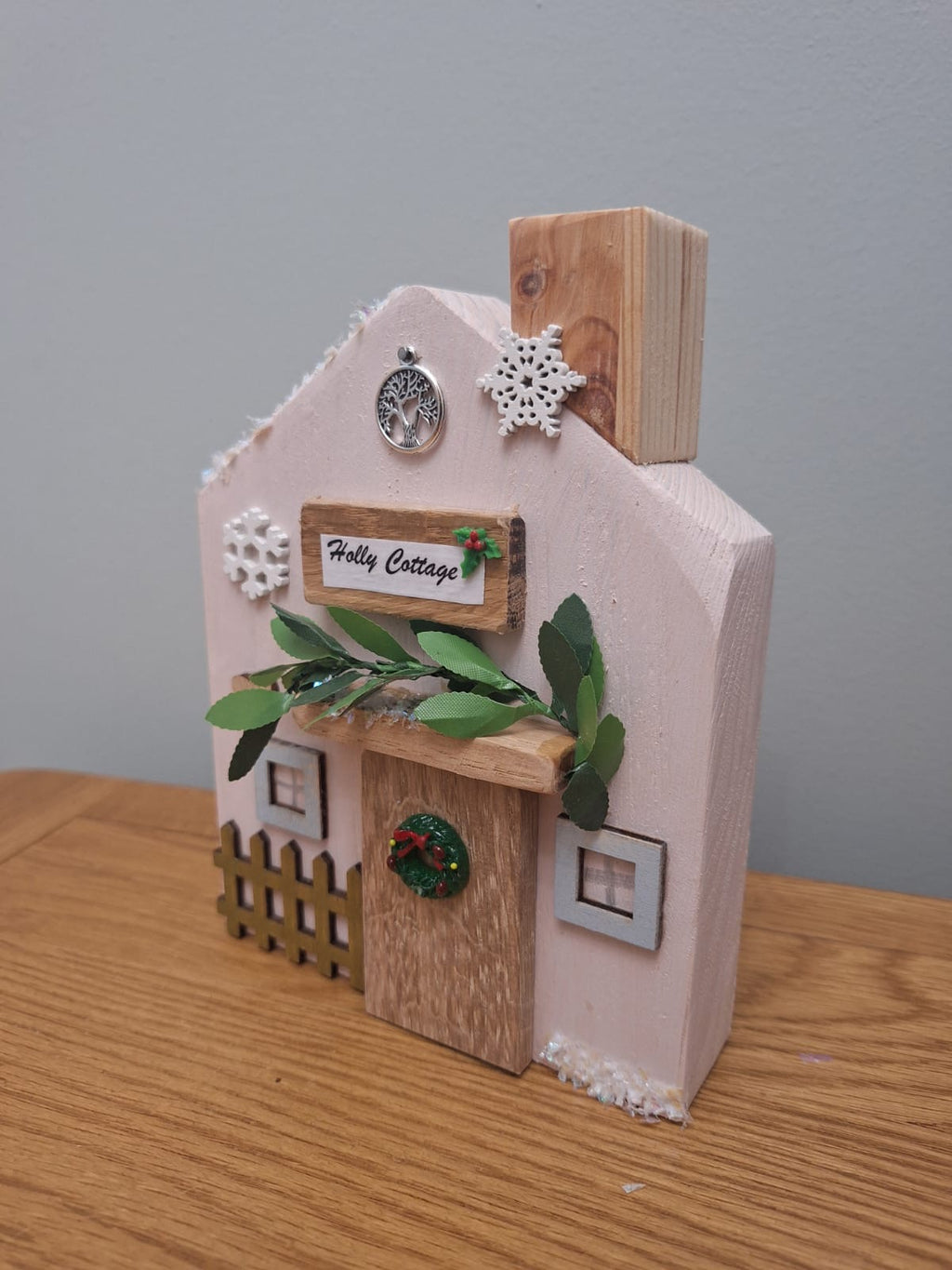 Holly Christmas cottage