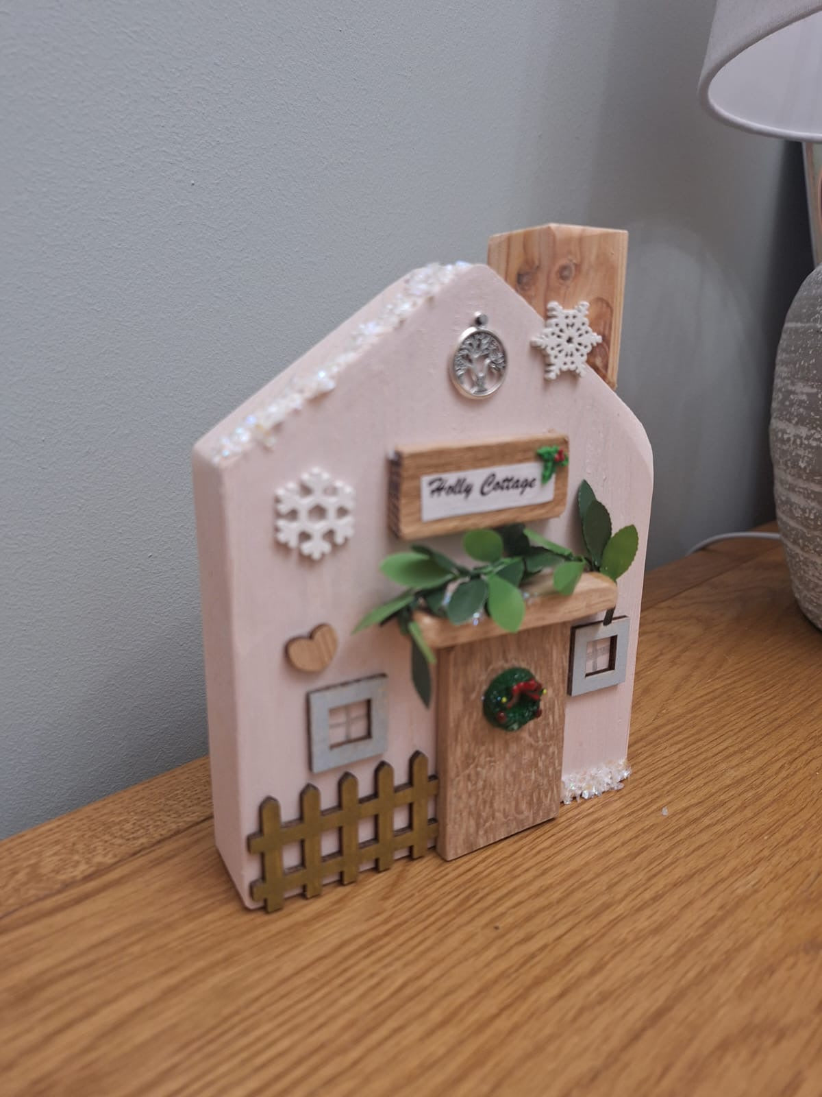 Holly Christmas cottage